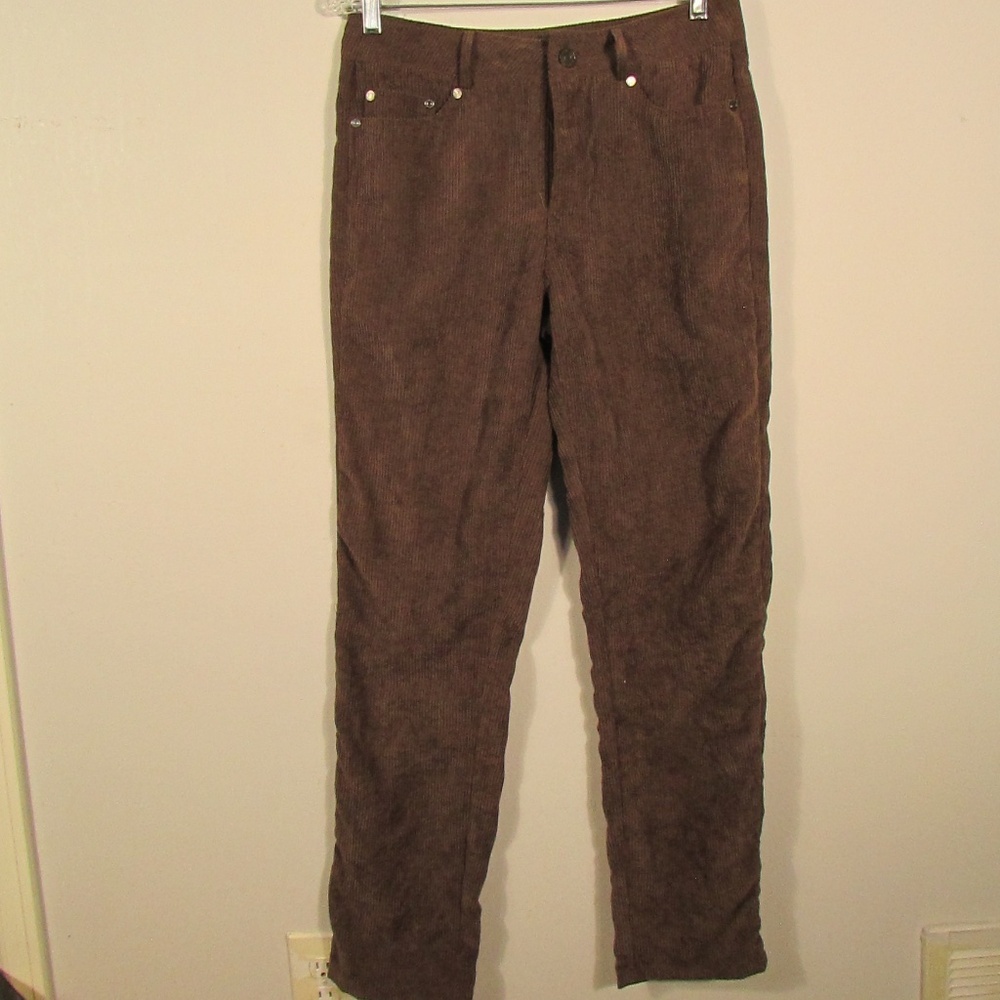 Boho Brown Corduroy Pants